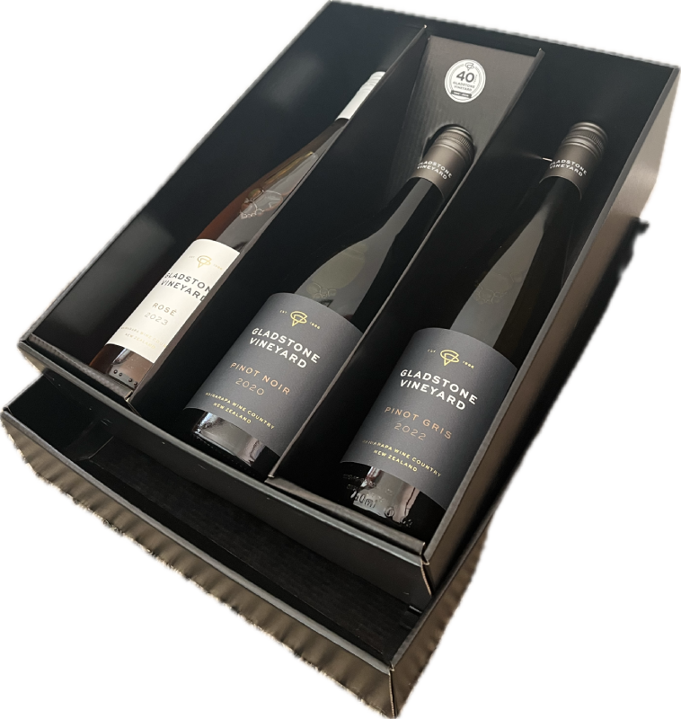Gladstone Vineyard Estate Gift box 3-pack