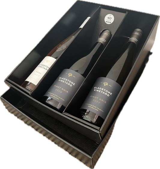 Gladstone Vineyard Estate Gift box 3-pack